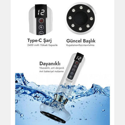 Dermofit Vakumlu Sıkılaştırıcı ve Selülit Giderici Masaj Aleti